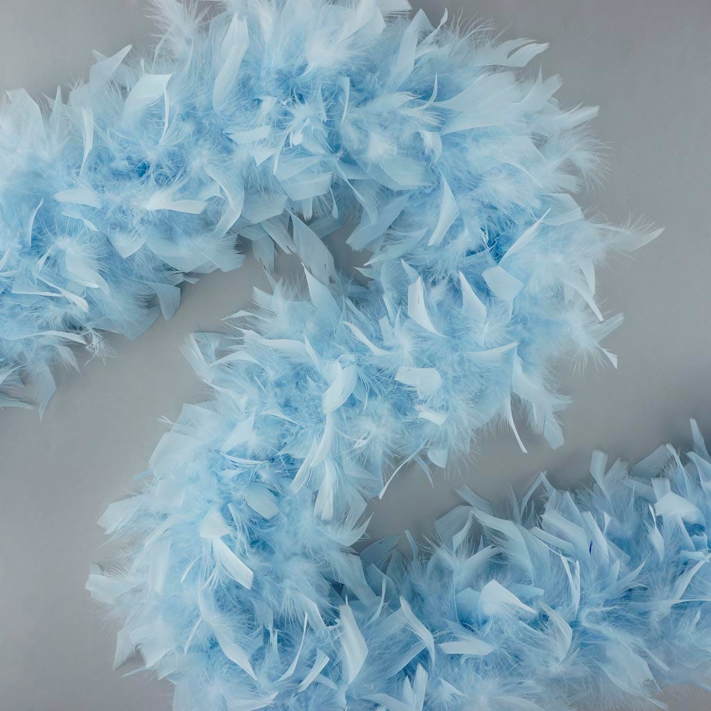Two-Tone Feather Boa - More Colors - Light Pink/Black/White