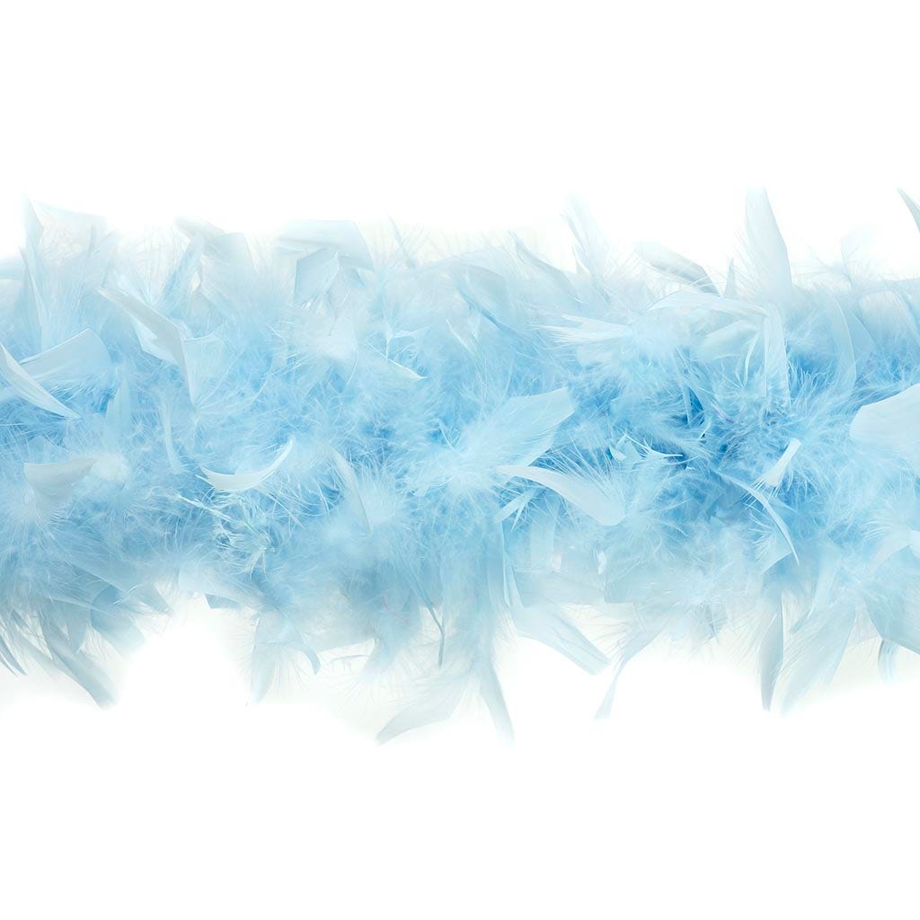 Chandelle Feather Boa - Heavyweight - Light Blue