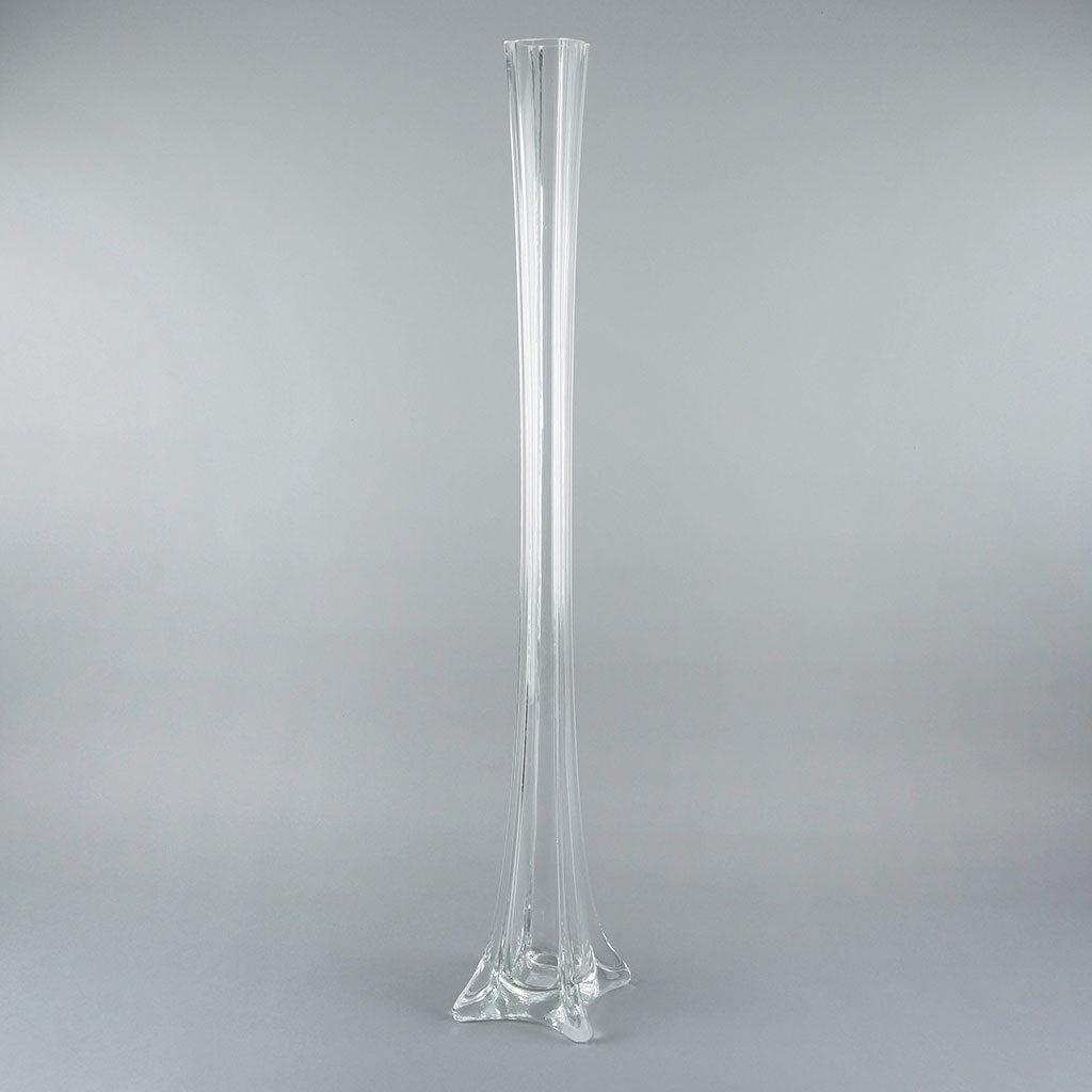 Eiffel Tower Glass Vase 24 Inches  Buy Elegant Wedding Centerpiece –   by Zucker Feather Products, Inc.