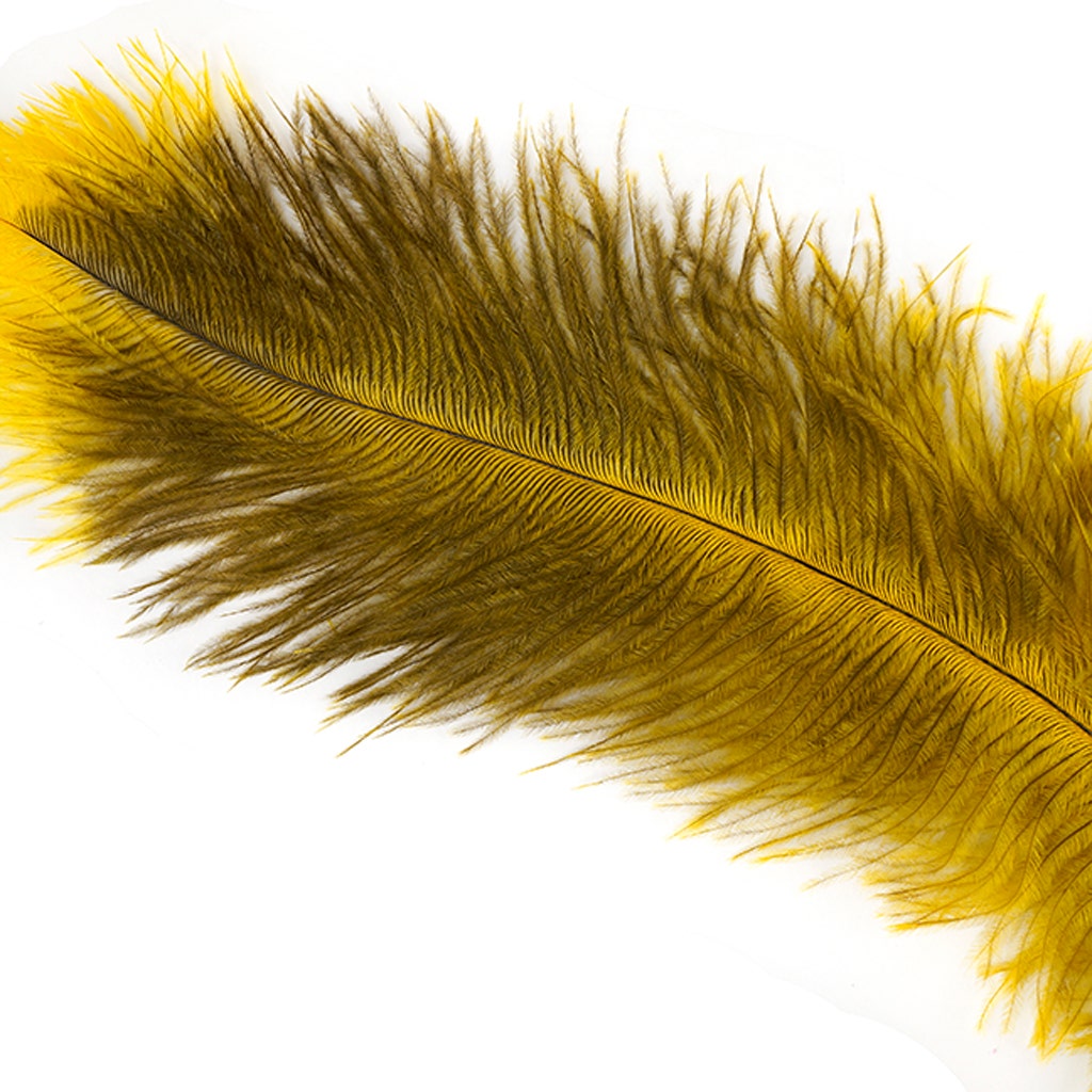 Ostrich Feathers-Floss - Gold