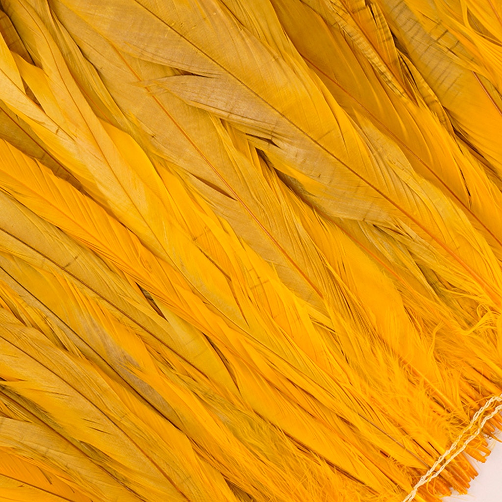 Rooster Coque Tails-Bleach-Dyed - Gold