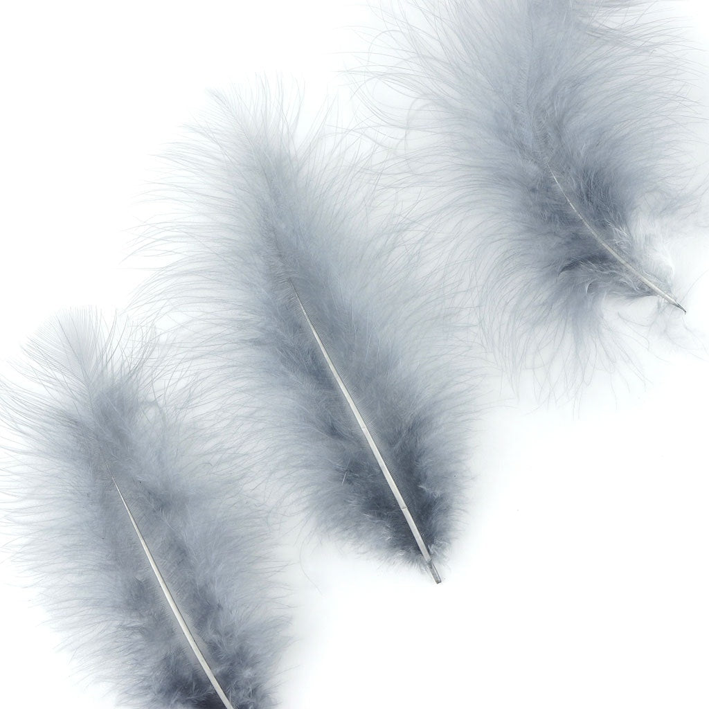 Turkey Marabou Dyed - Blue Dunn
