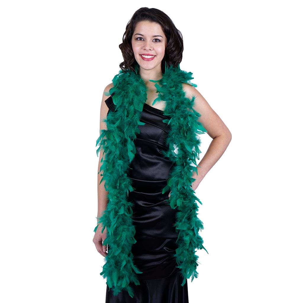 Chandelle Feather Boa - Lightweight - Hunter Green