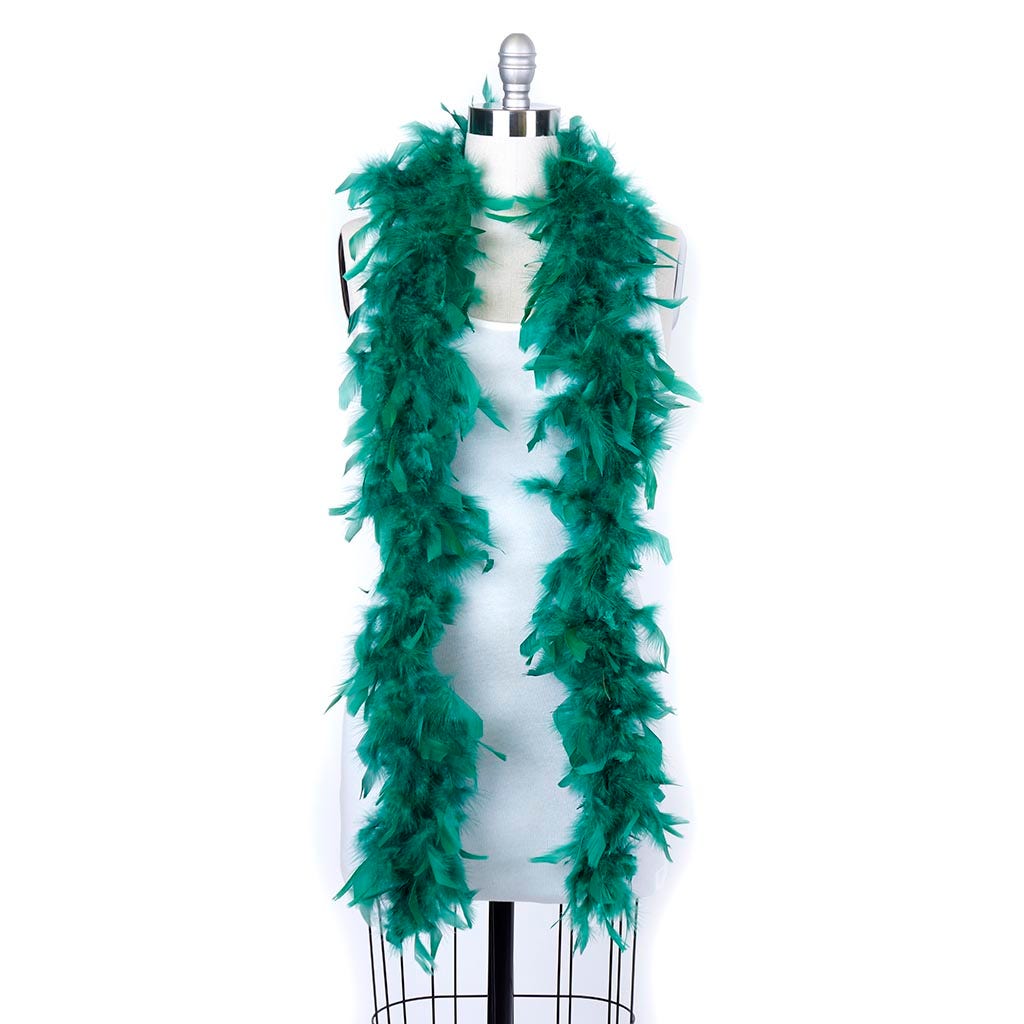 Chandelle Feather Boa - Lightweight - Hunter Green