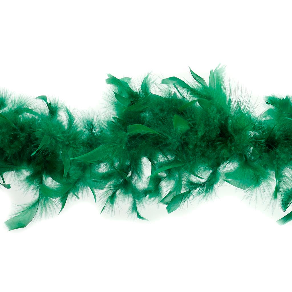 Chandelle Feather Boa - Lightweight - Hunter Green