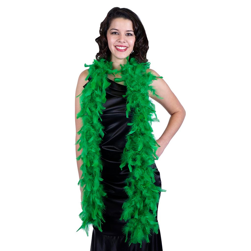 Chandelle Feather Boa - Lightweight - Kelly