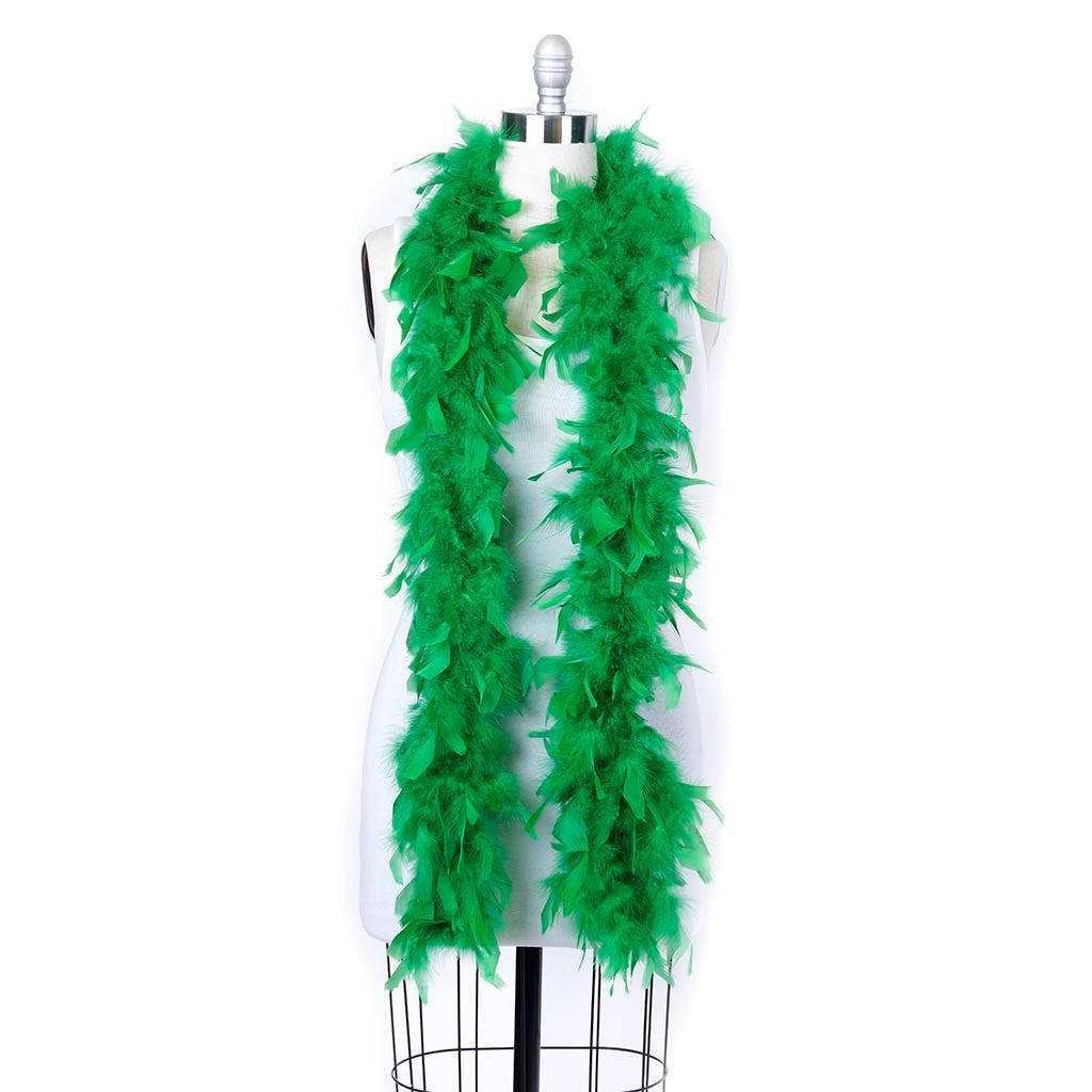 Chandelle Feather Boa - Lightweight - Kelly