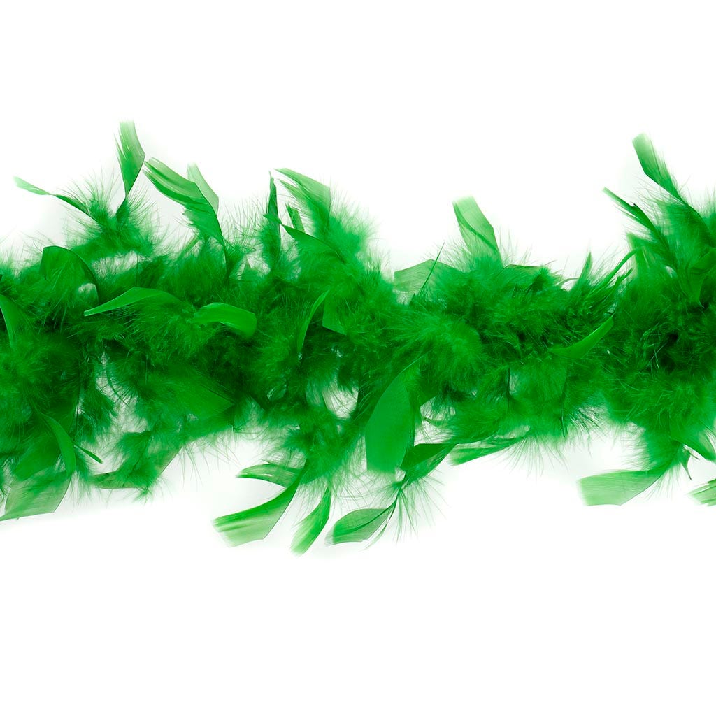 Chandelle Feather Boa - Lightweight - Kelly