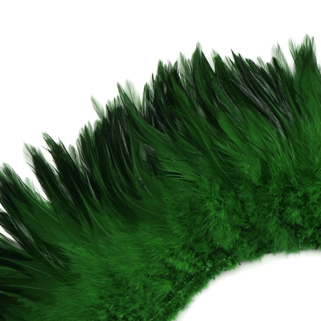 Rooster Saddles-White-Dyed - Kelly