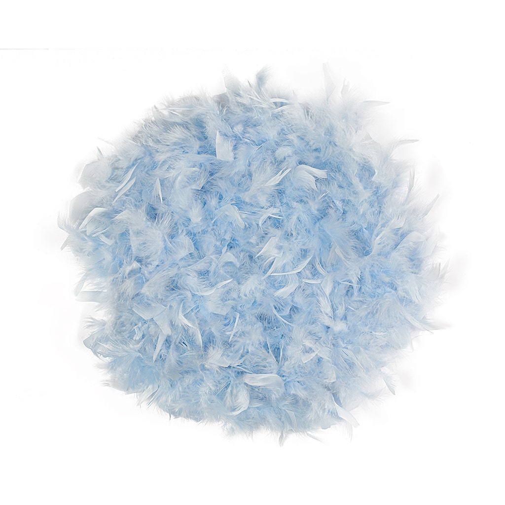 Chandelle Feather Boa - Medium Weight - Light Blue