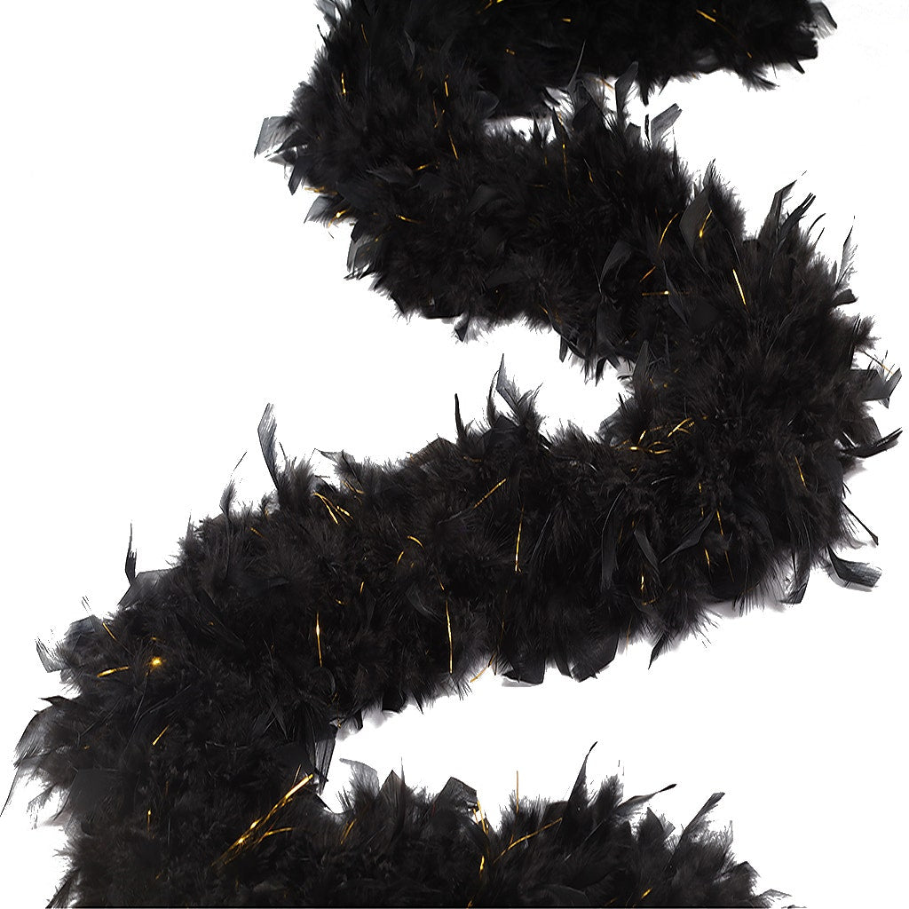 Black Feather Boa