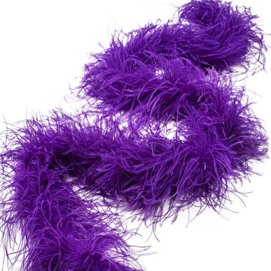 Regal Purple 3 Ply Ostrich Feather Boa