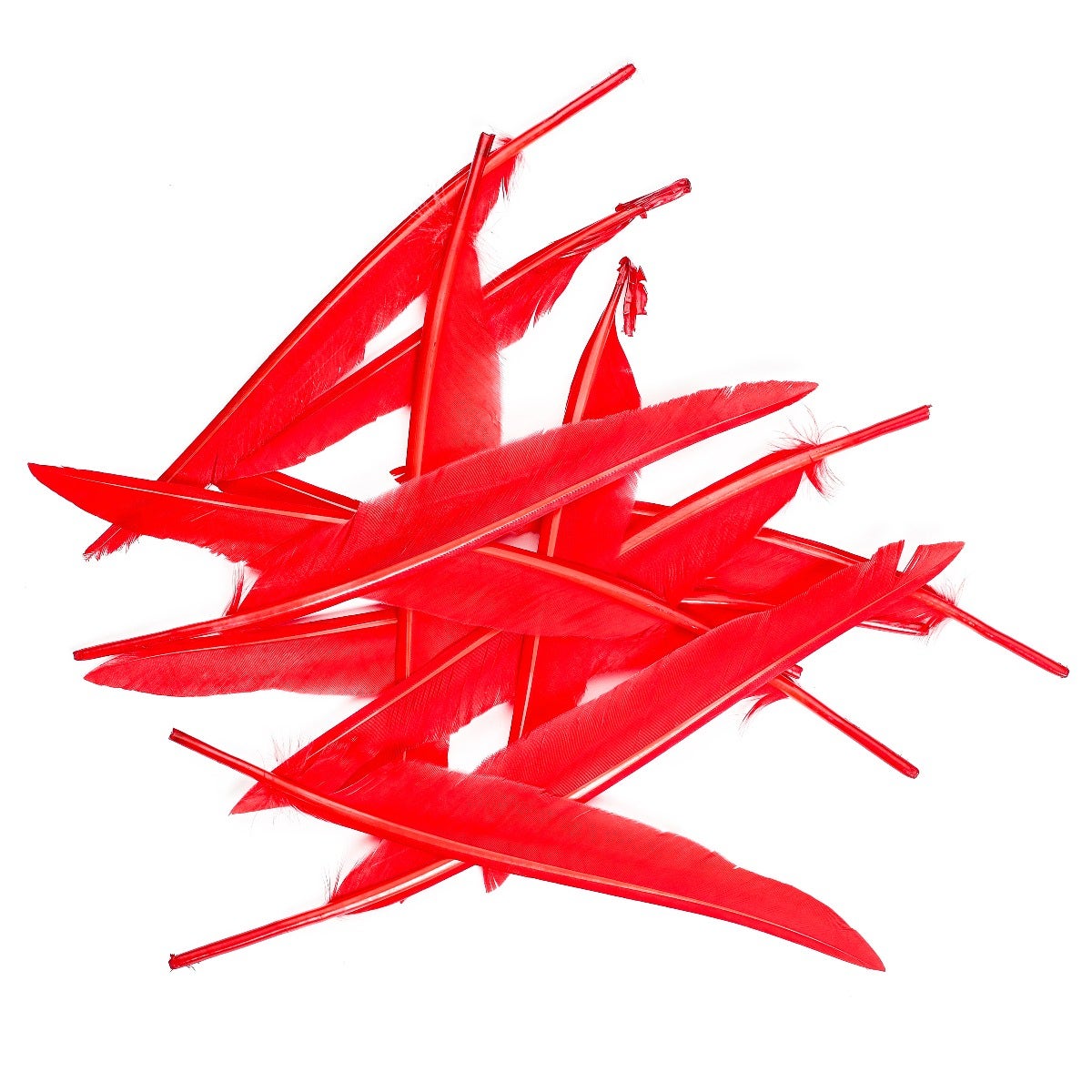 Loose Duck Pointers Shaded-Dyed - Red