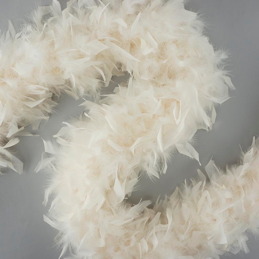 Zucker Chandelle Heavyweight Feather Boa Ivory