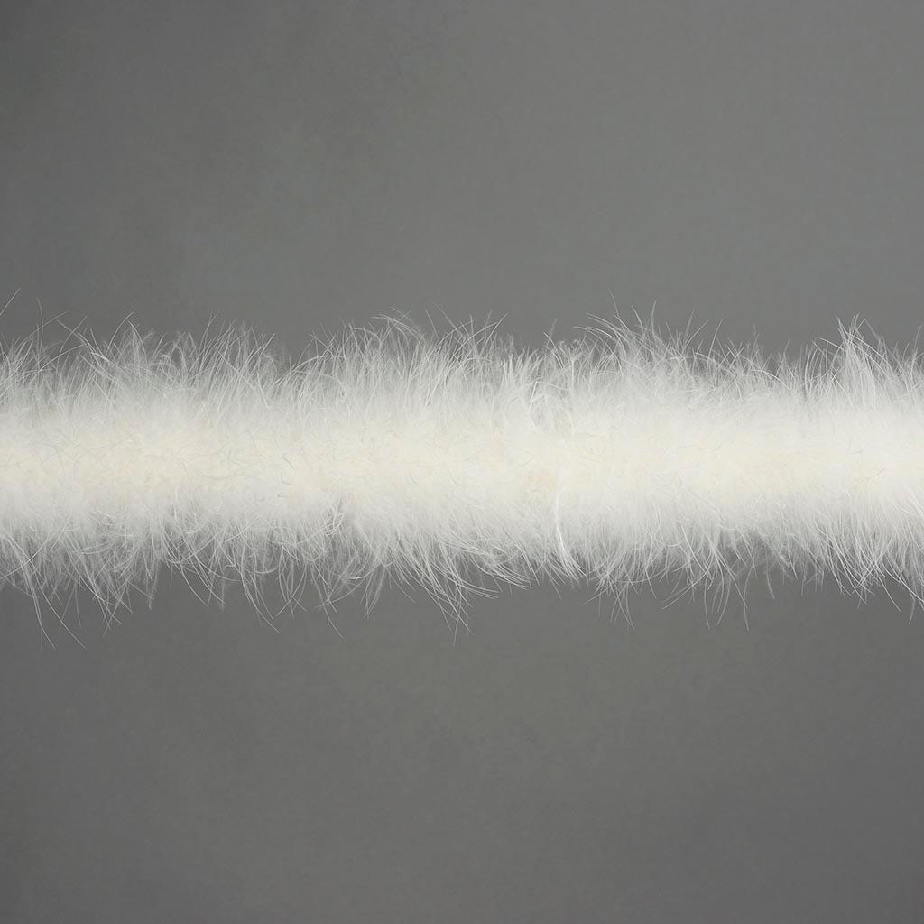 Full Marabou Feather Boa - Ivory