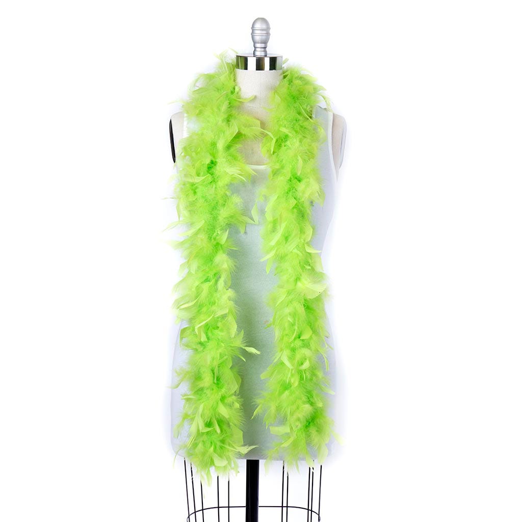 Chandelle Feather Boa - Lightweight - Lime