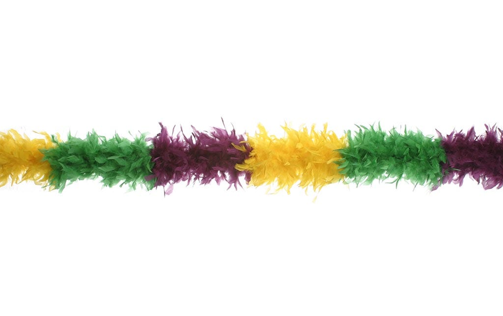 Chandelle Feather Boa - Heavyweight - Sectional - Mardigras