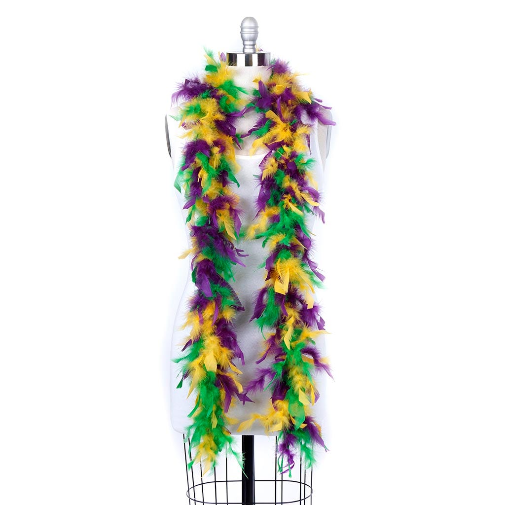 Chandelle Feather Boa - Lightweight - Mardigras Mix