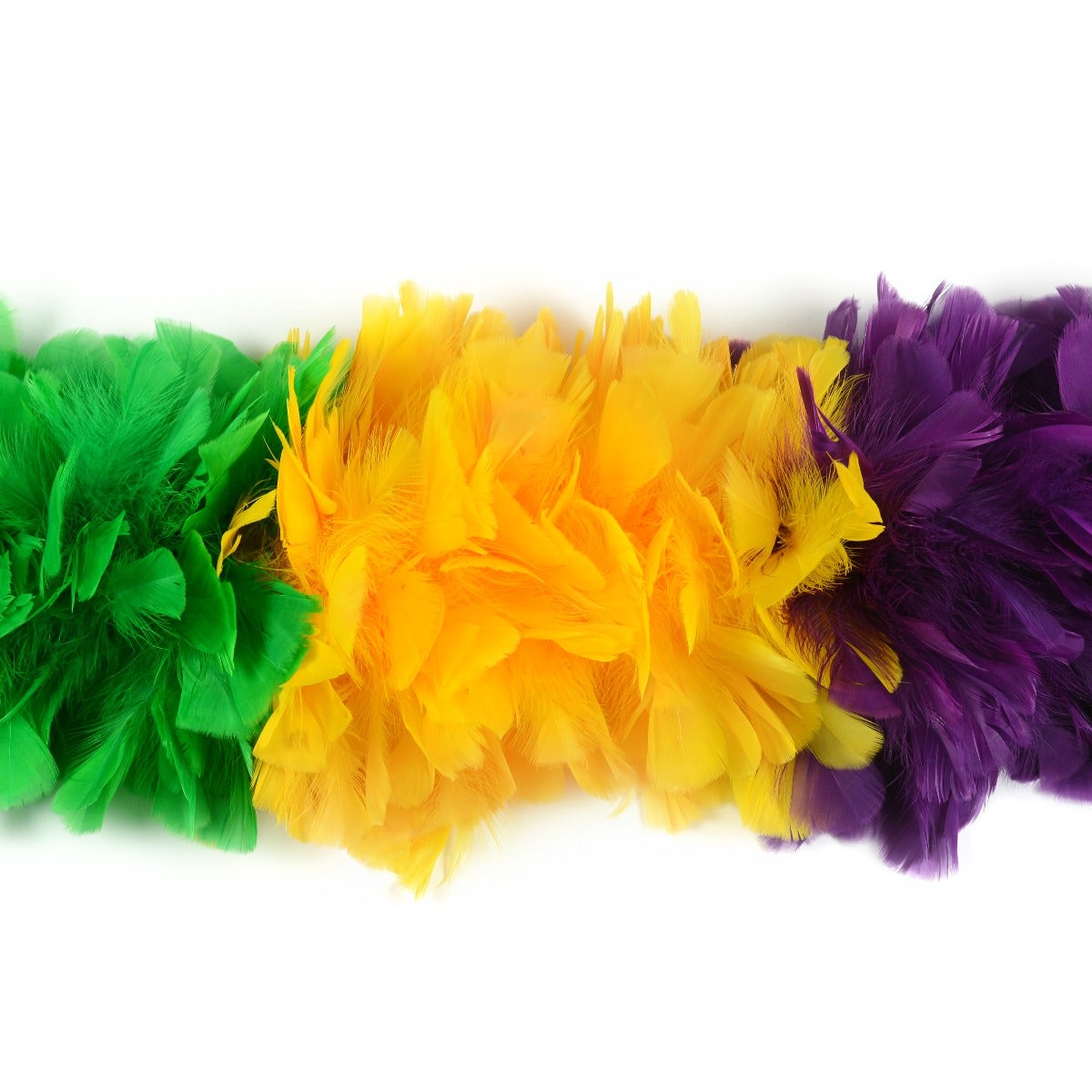 Turkey Feather Boa 10-14" - Sectional Mardi Gras