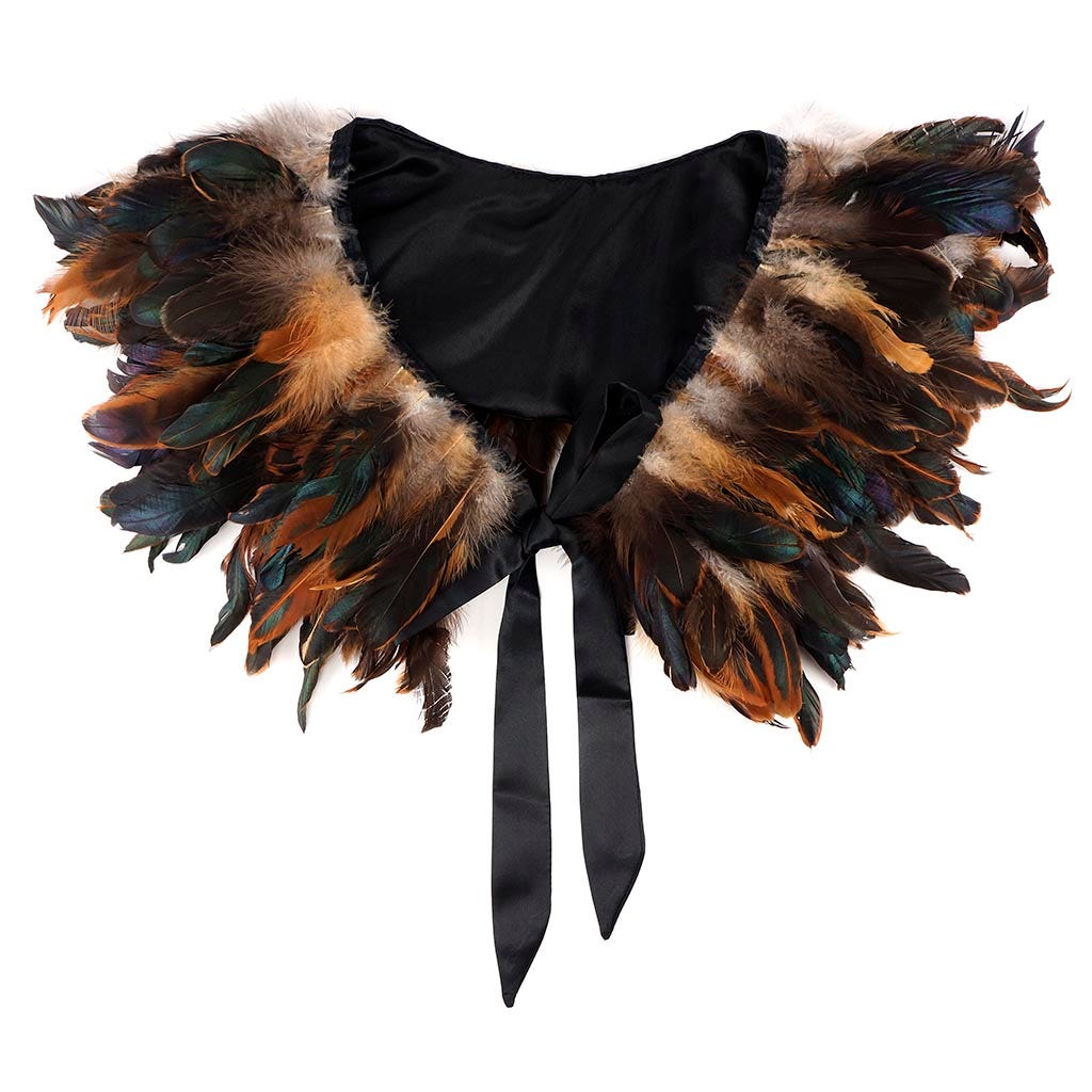 Natural Feather Cape