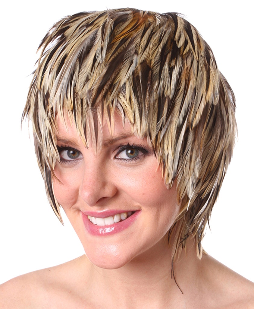 Hackle Wig Natural Badger - Natural