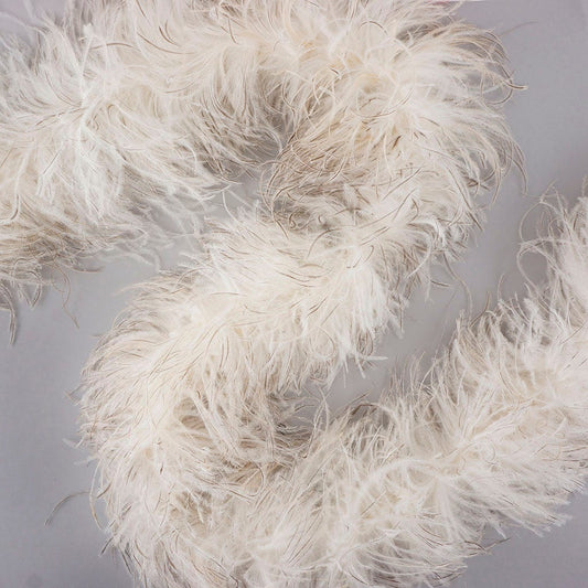 Natural 2 Ply Ostrich Feather Boa