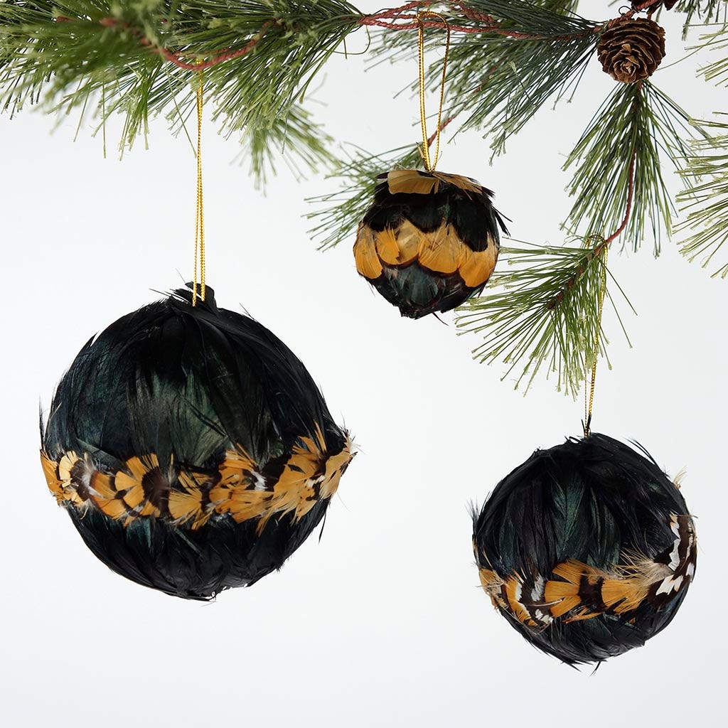 Lady Amherst Pheasant Ornament 4" - Natural