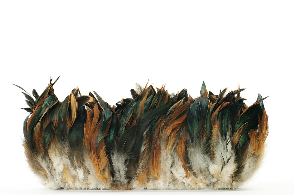 Rooster Schlappen-Half Bronze 1YD - Natural