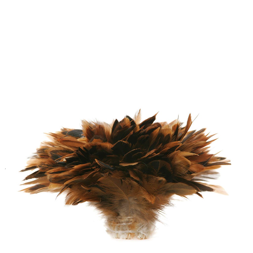 Rooster Schlappen-Half Bronze - Natural-4-6"