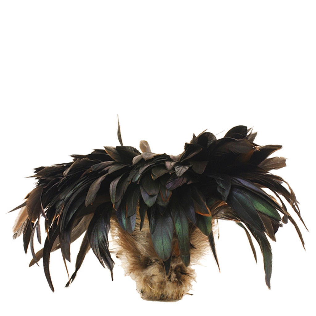 Rooster Schlappen-Bronze - Natural-8-10"