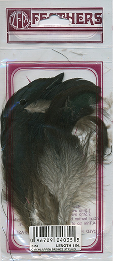 Strung Rooster Bronze Schlappen - Natural