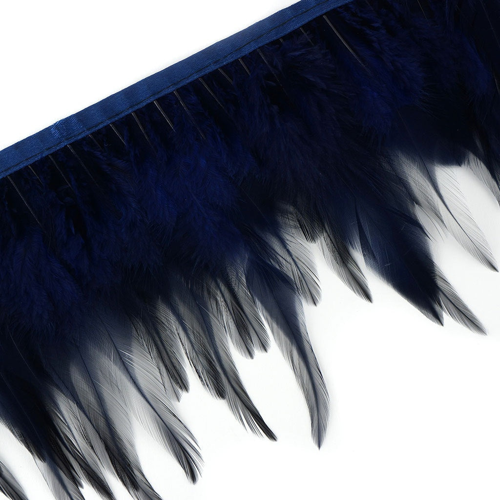 Saddle Fringe Dyed Navy