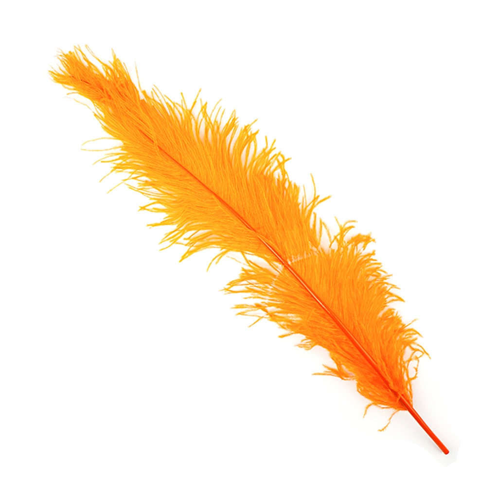 Ostrich Feathers-Spads Damaged - Mango