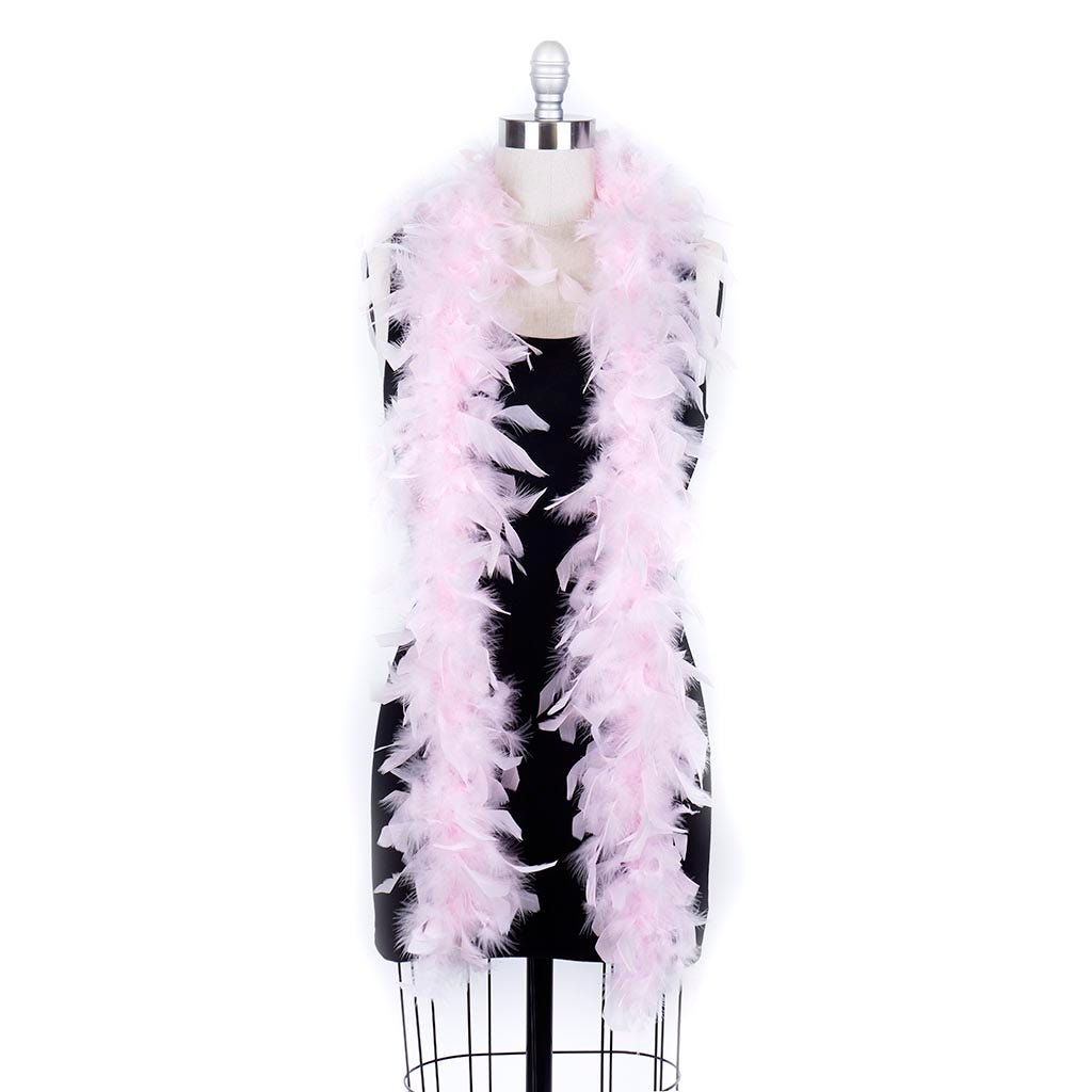 Chandelle Feather Boa - Lightweight - Light Pink