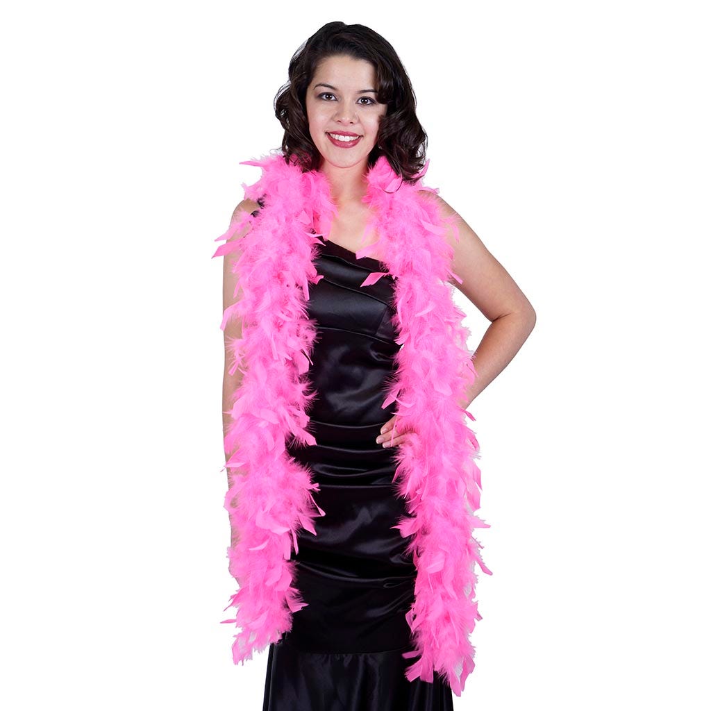 Chandelle Feather Boa - Lightweight - Pink Orient