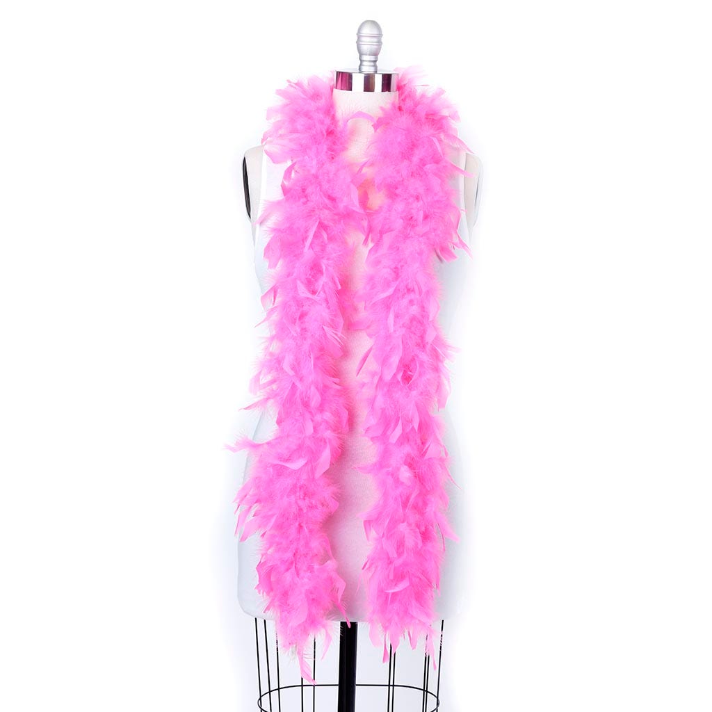 Chandelle Feather Boa - Lightweight - Pink Orient