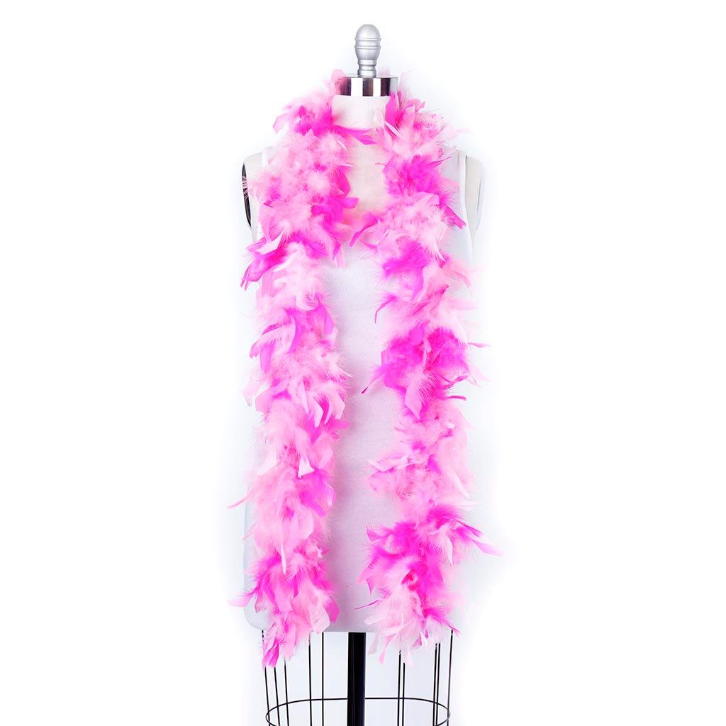 Chandelle Feather Boa - Lightweight - Pinks Mix