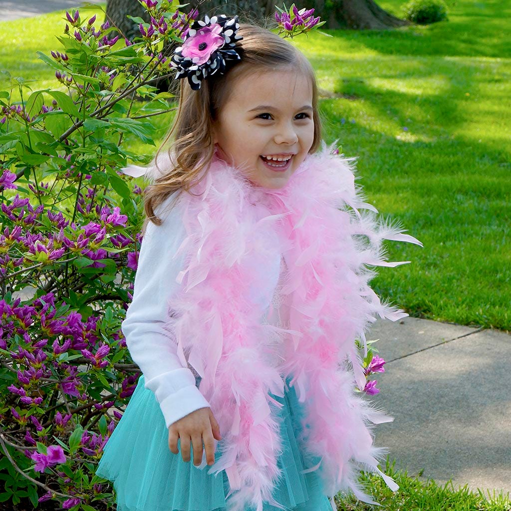 Dress Up Feather Boa for Little Girls