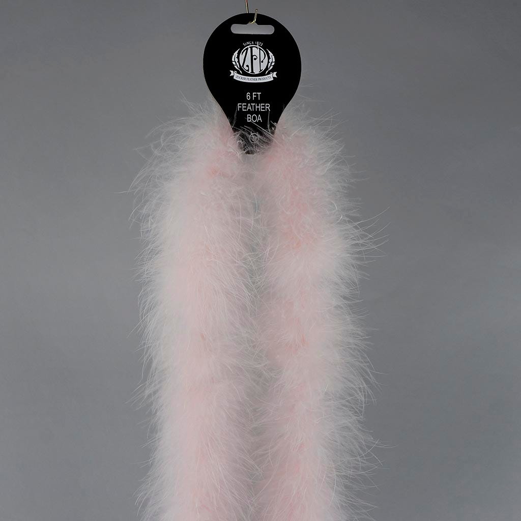 Marabou Feather Boa - Mediumweight - Light Pink