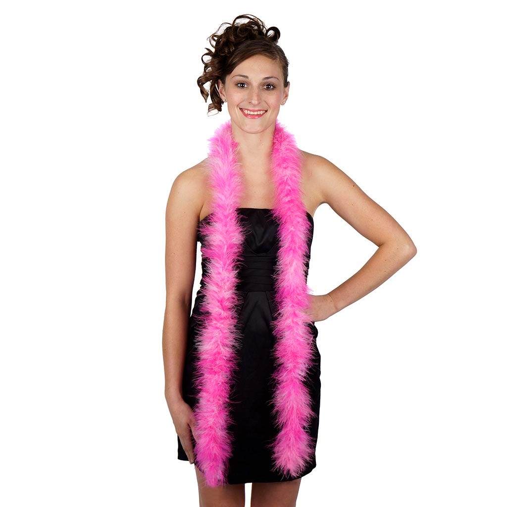 Marabou Feather Boa - Mediumweight - Pinks Mix