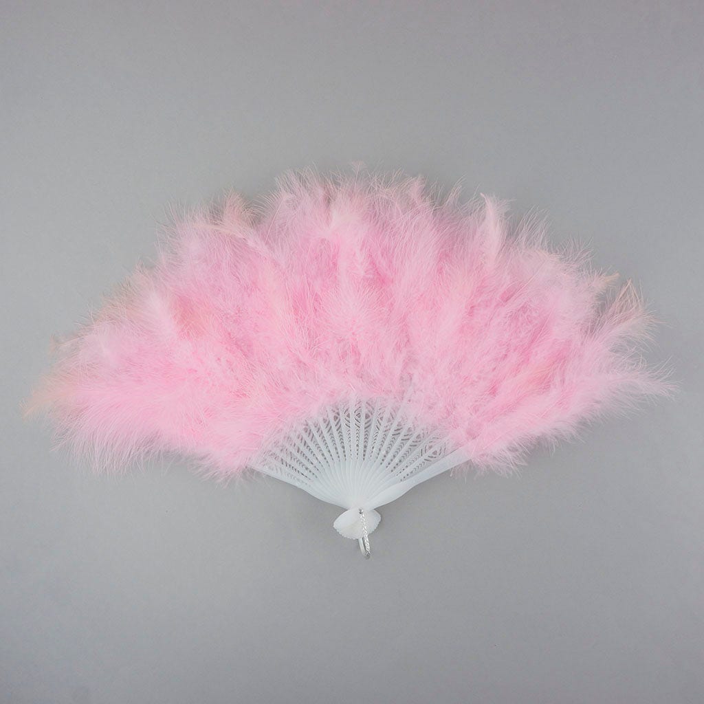 Marabou Economy Feather Fan Candy Pink