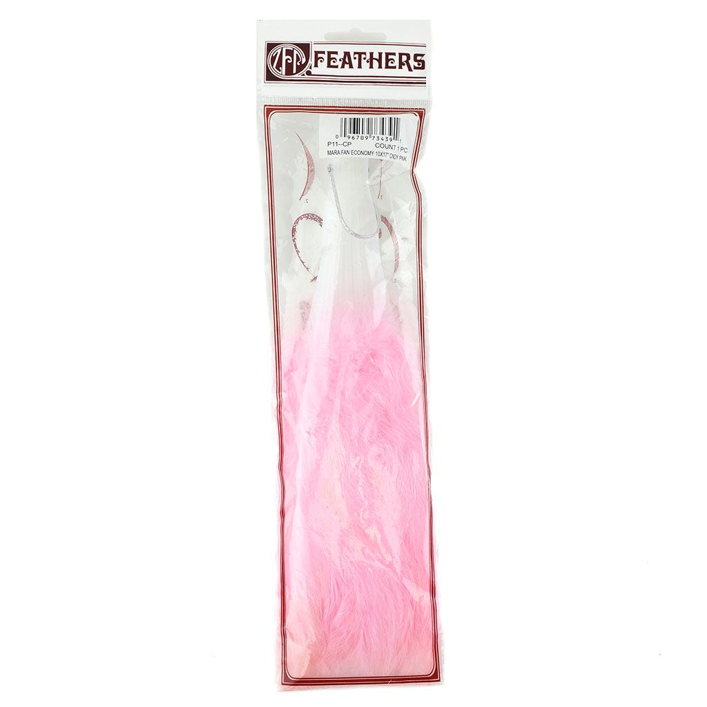 Marabou Economy Feather Fan Candy Pink