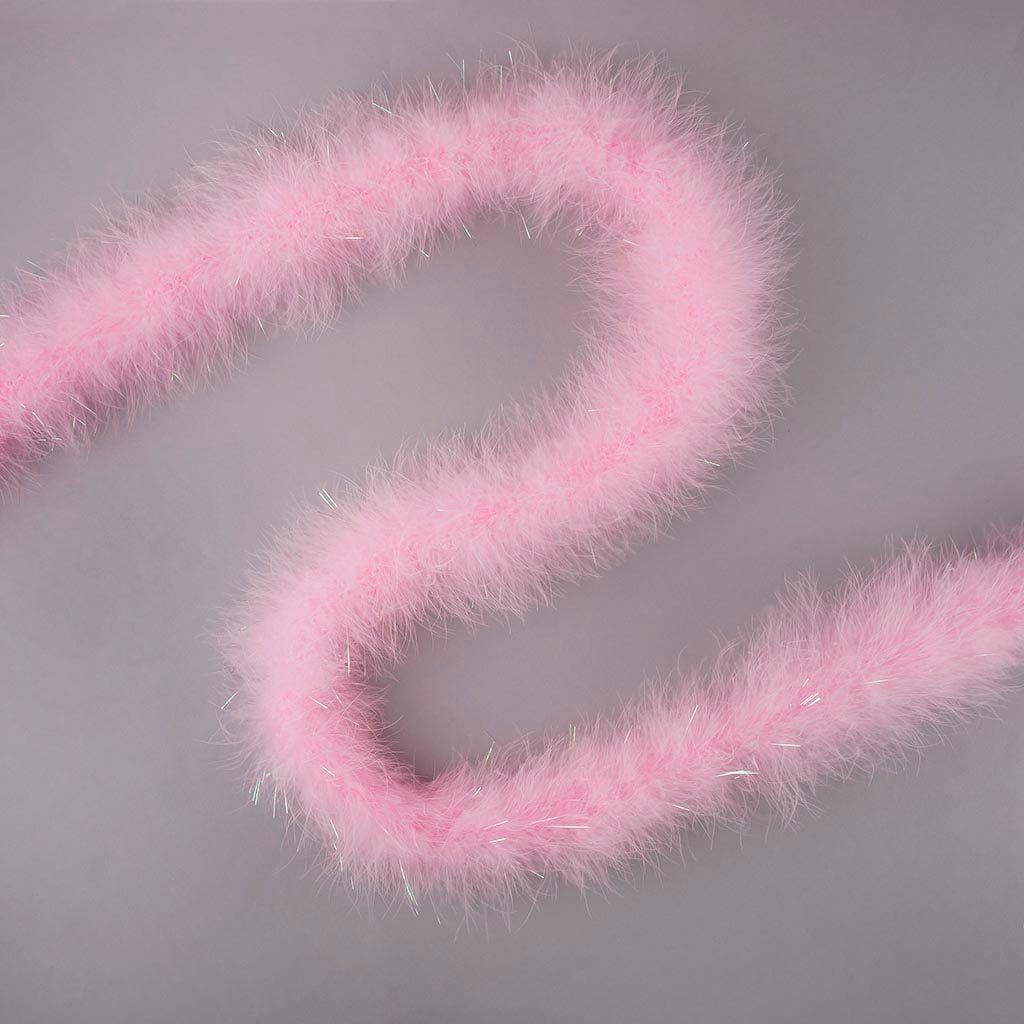 Hot Pink Feathers, Medium Fluffy Marabou