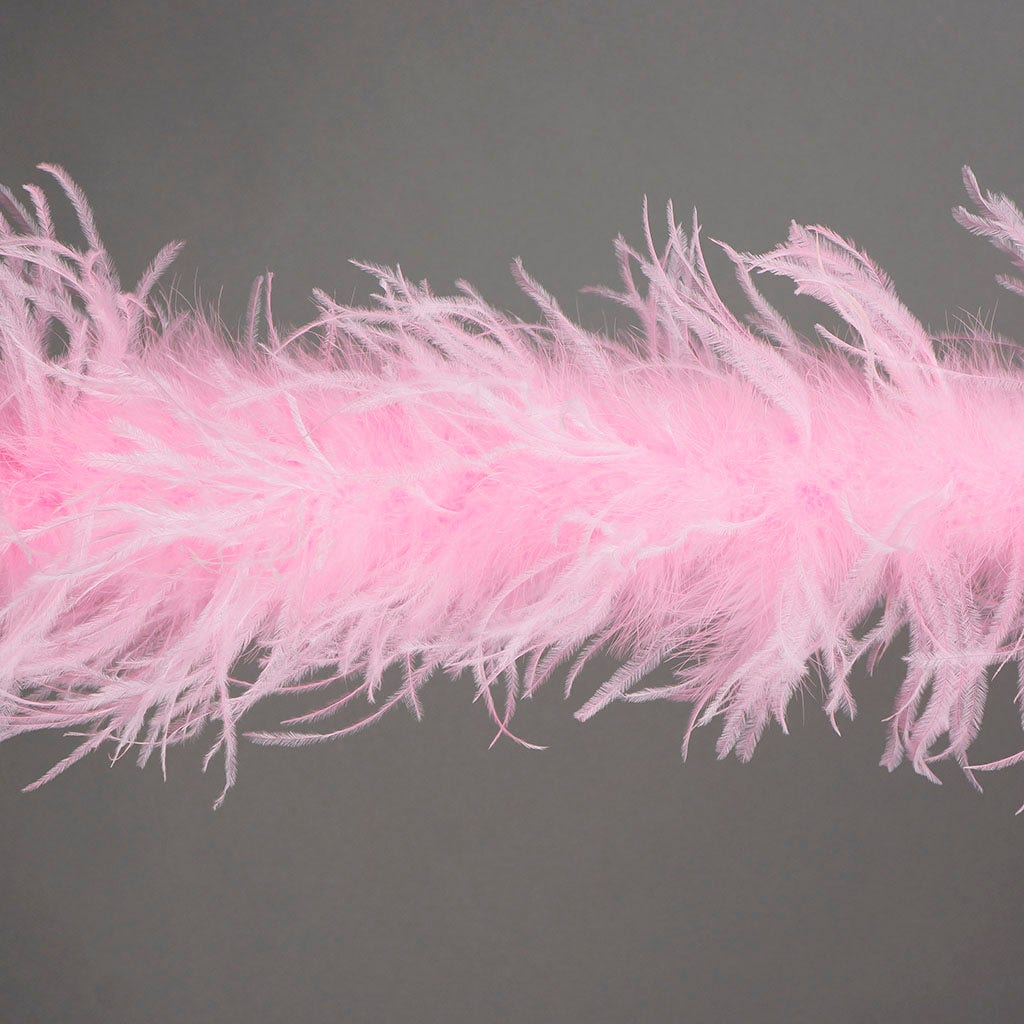 Dusky Blush Pink Feather, Ostrich Feathers
