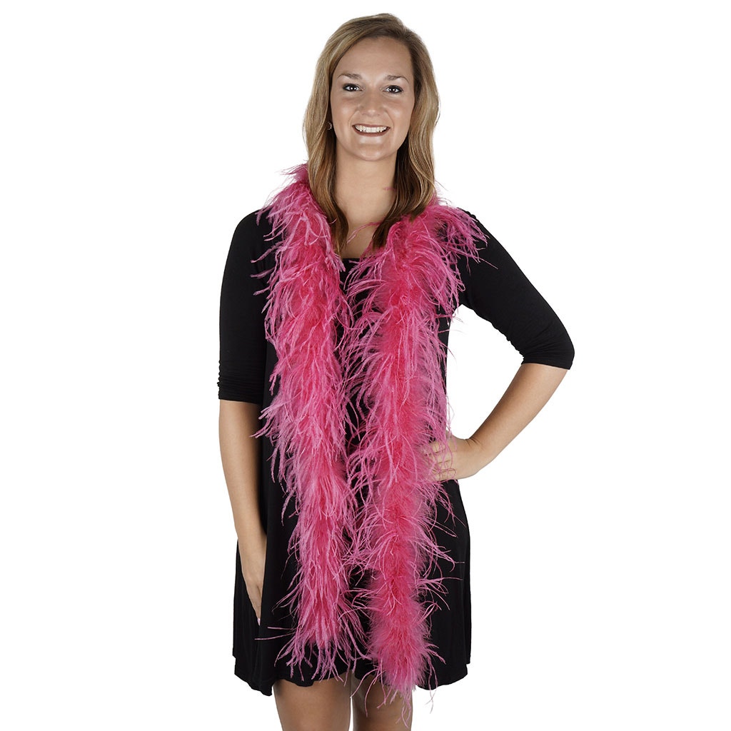 Raspberry Pink 2 Ply Ostrich Feather Boa