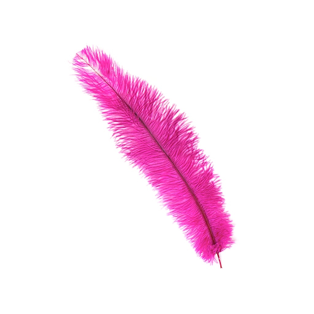 Zucker Ostrich Feather Floss -Shocking Pink