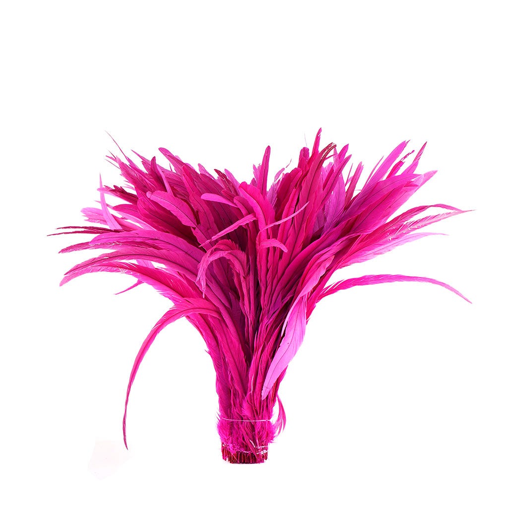 Rooster Coque Tails-Bleach-Dyed Shocking Pink