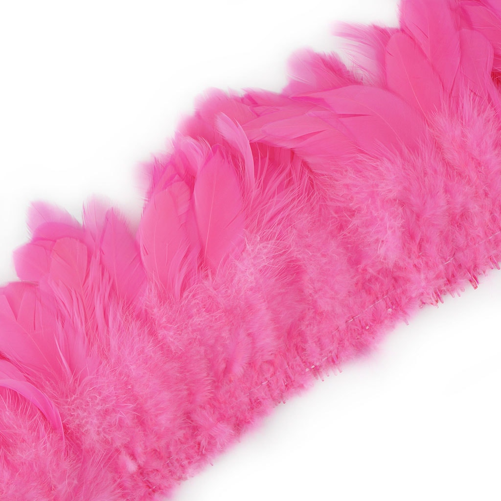 Rooster Schlappen-White-Dyed - Pink Orient