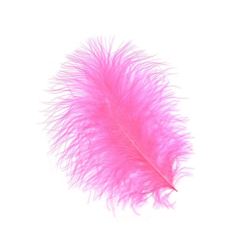 Turkey Marabou Dyed - Pink Orient