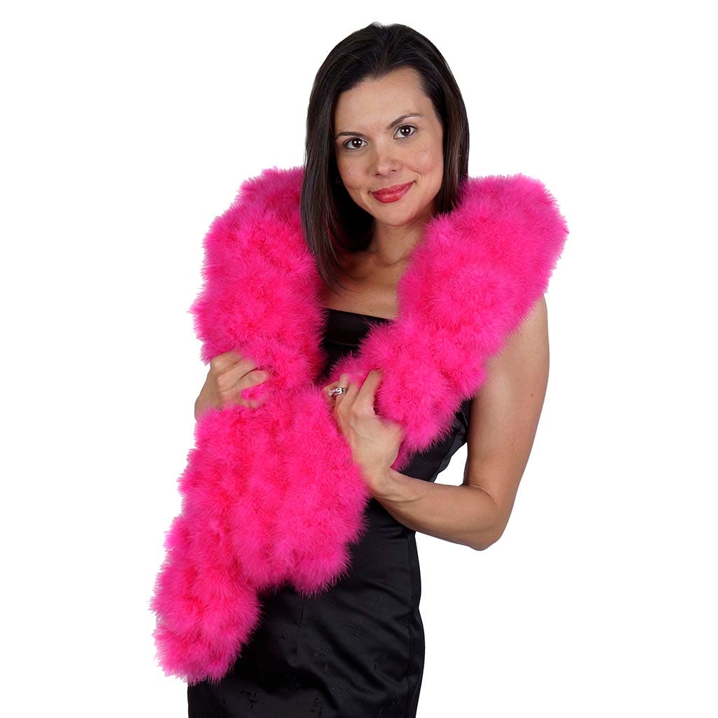 Marilyn Feather Boa - Shocking Pink